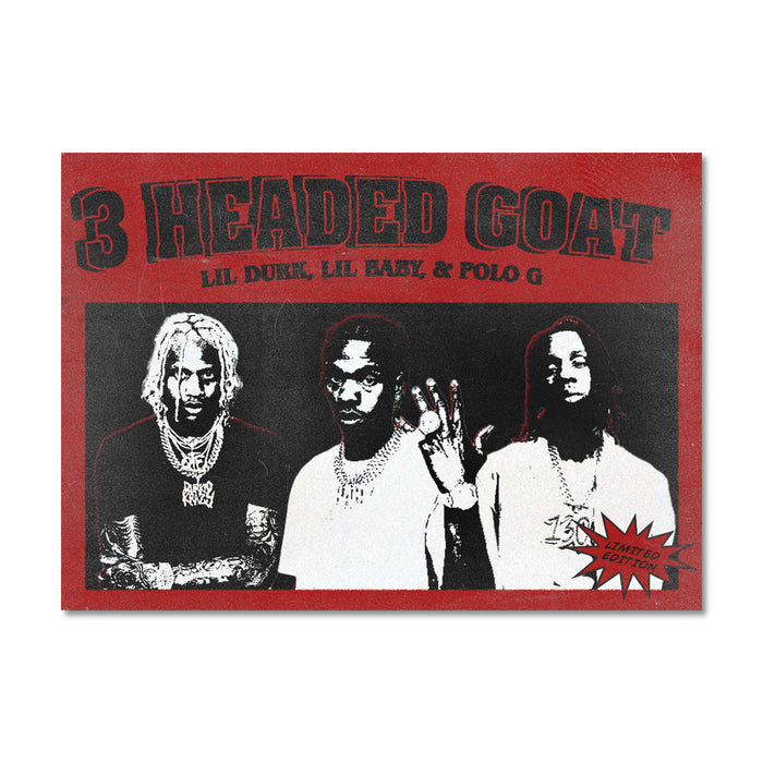 3 Headed Goat Trio Trading Card