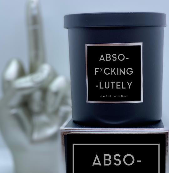 Rude Dude Candle in black container