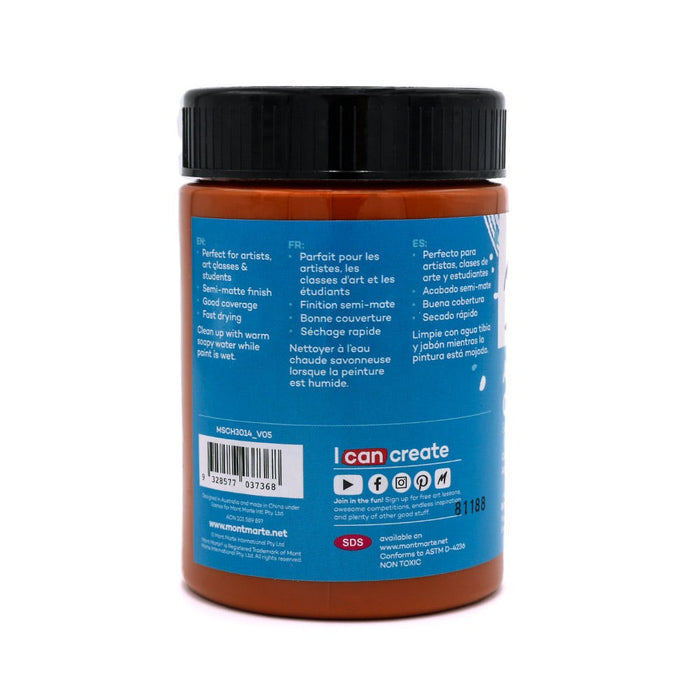 Acrylic Colour Paint Signature 300ml - Burnt Sienna