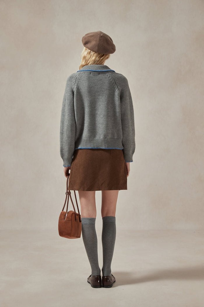 Ada Toggle Button Sweater - DAStyle
