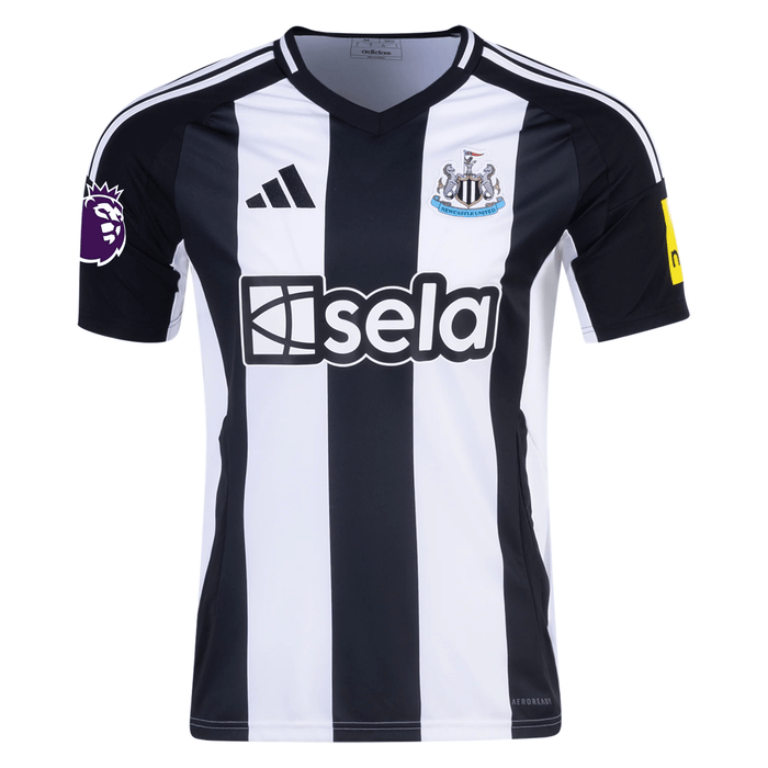 adidas Newcastle United Callum Wilson Home Jersey w/ EPL Patch 24/25 (Black/White) | SoccerWearhouse