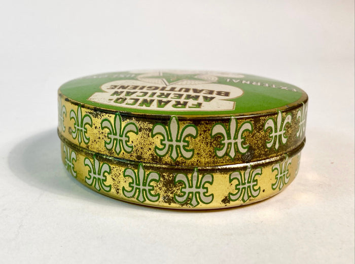 Antique Art Deco FRANCO-AMERICAN BEAUTIGIENE Cosmetic Tin, Health, Beauty