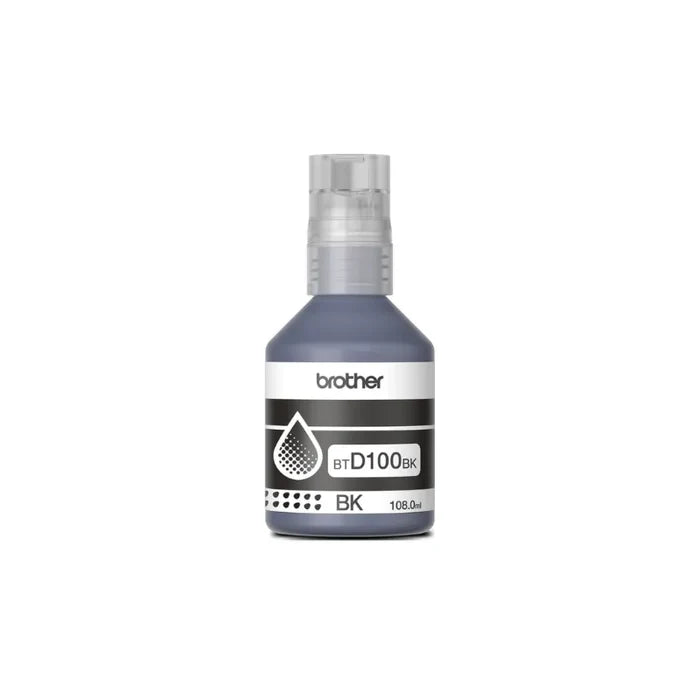 Brother BTD100 Black Original Ink Bottle - BTD100BK