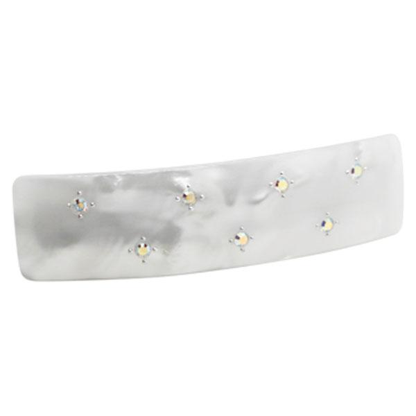 Charles J. Wahba Rhinestone Barrettes Size 3.75" x 1" (6329/1-1)