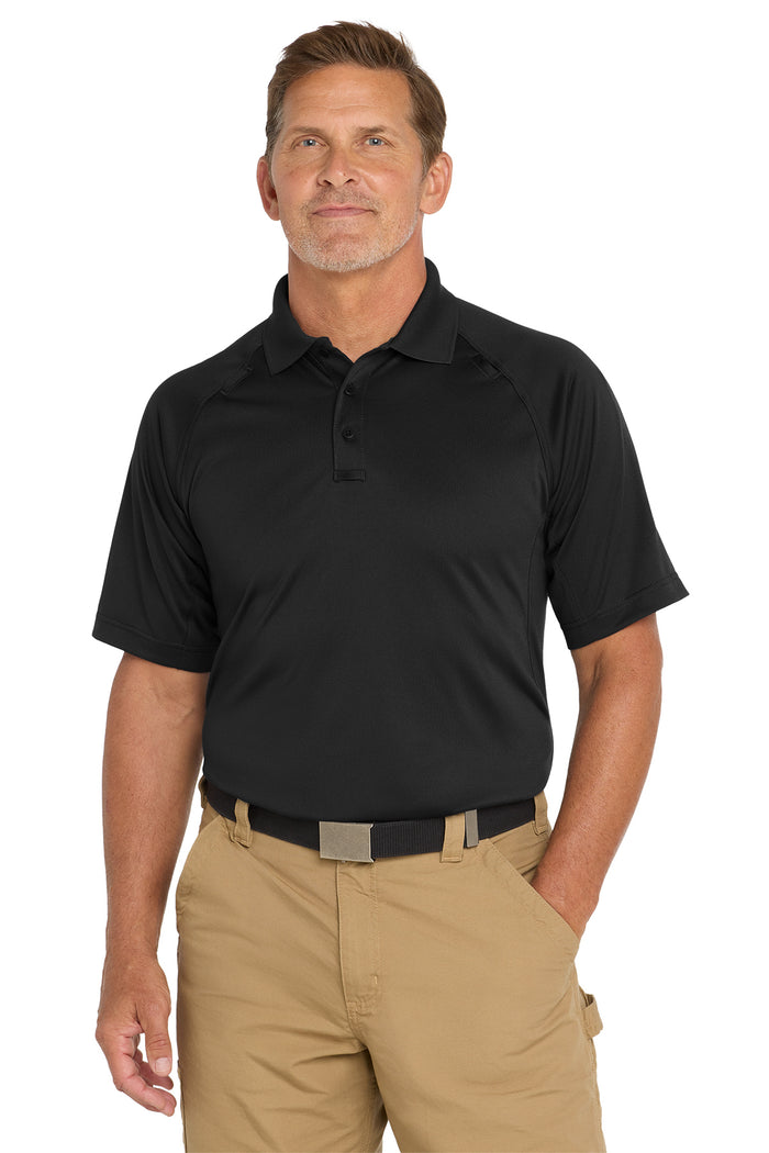 CORNERSTONE-BLACK POLO