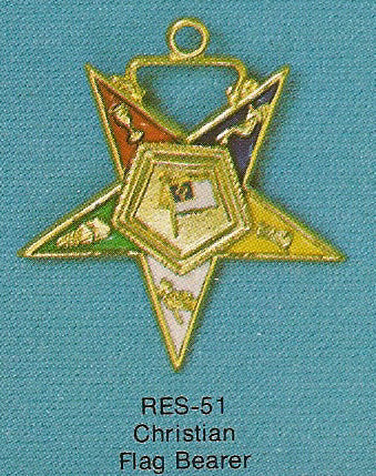 DRES-51 OES Christain Flag Bearer