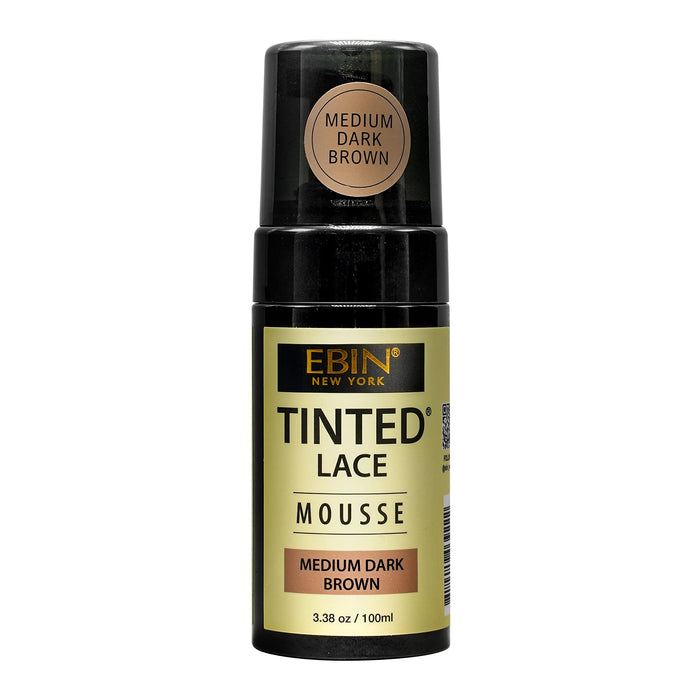 EBIN Tinted Lace Mousse - Medium Dark Brown 100ml