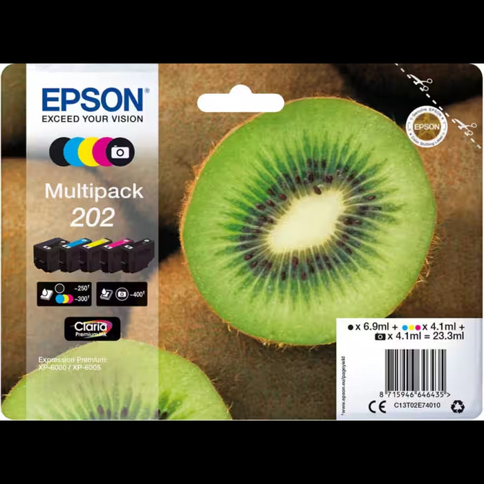 EPSON 5-COLOURS 202 CLARIA PREMIUM INK STANDARD