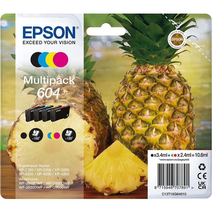 Epson Original 604 Multipack - 4 ink pack