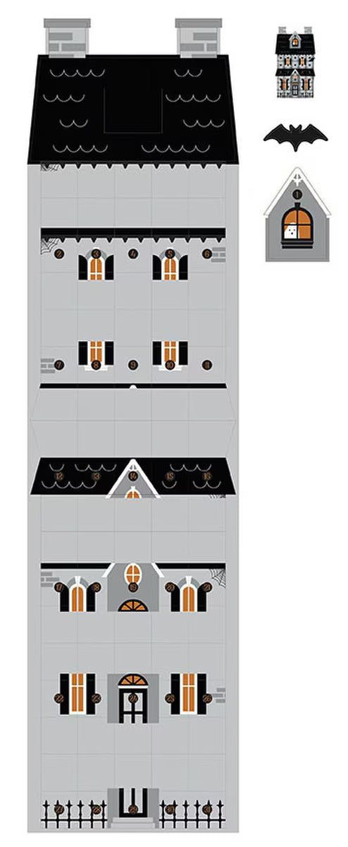 Frank and Friends Haunted House Countdown Felt Panel