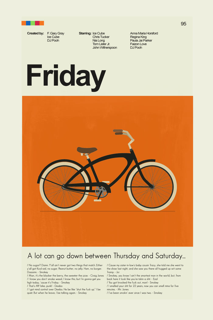 Friday - Deebo's Bike | 12"x18" or 18"x24" Print only