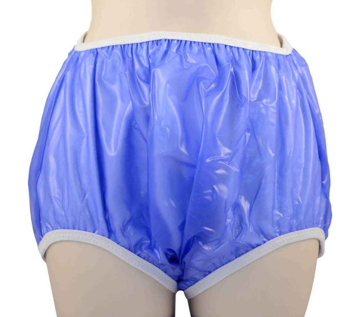 Gary Pull - On Terry Lined Plastic Pants - Pull-On-Terry-Milky-White-7-XS - LL Medico