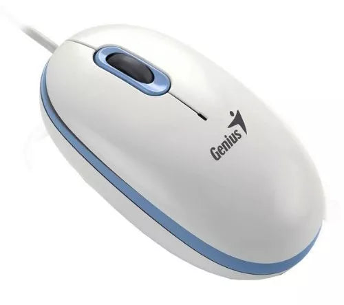 Genius DT USB OP ScrollToo 200 Optical Mouse - White / Blue