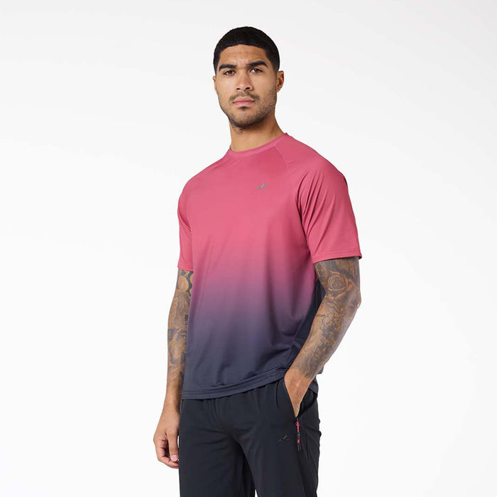 Gradient Motion T-Shirt | Black/Red
