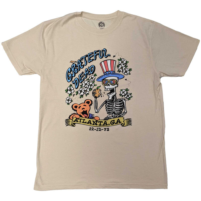 Grateful Dead Unisex T-shirt- Atlanta Flowers Rock Off