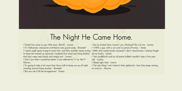 Halloween Inspired Mid-Century Modern Print | 12"x18" or 18"x24" Print only