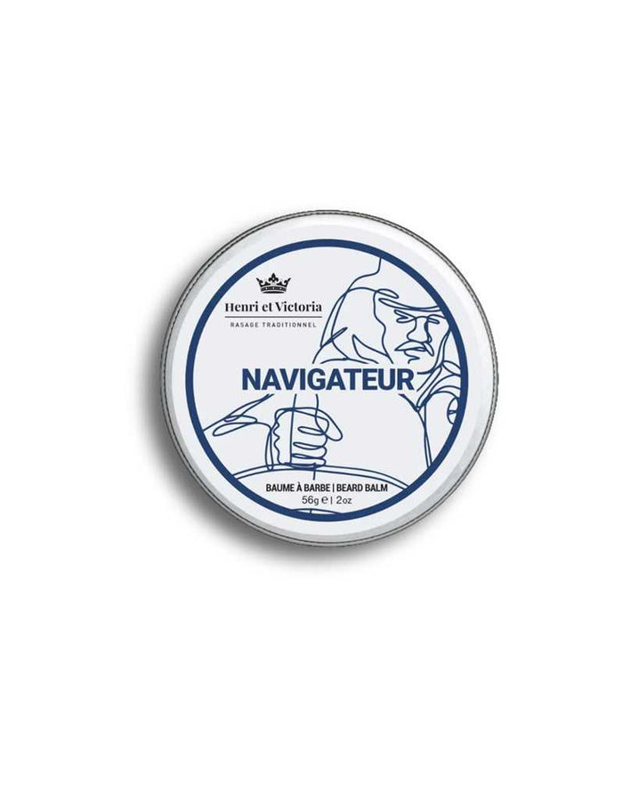 Henri Et Victoria Navigateur Beard Balm tin