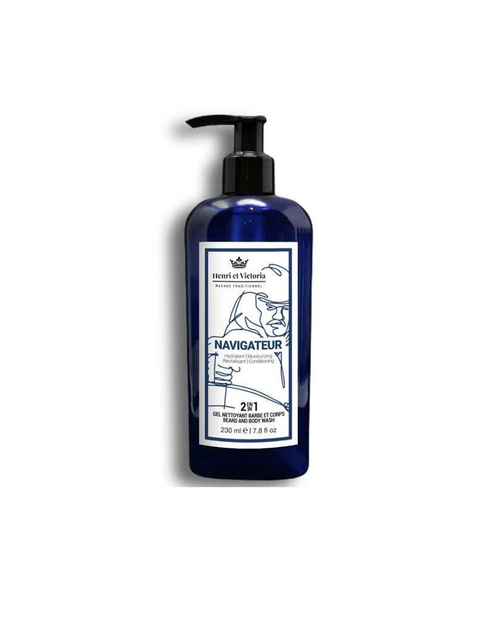 Henri Et Victoria Navigateur Body and Beard Wash bottle