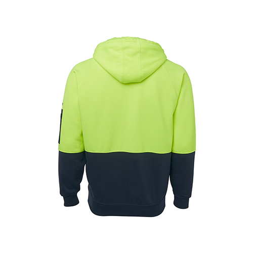 Hi Vis Full Zip Fleece Hoodie | 6HVH