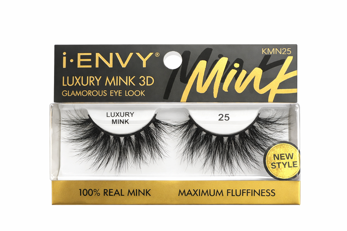 i Envy by Kiss Luxury Mink 3D Eyelashes 25