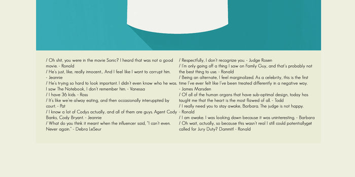 Jury Duty - Jorf Shirt | 12"x18" or 18"x24" Print only
