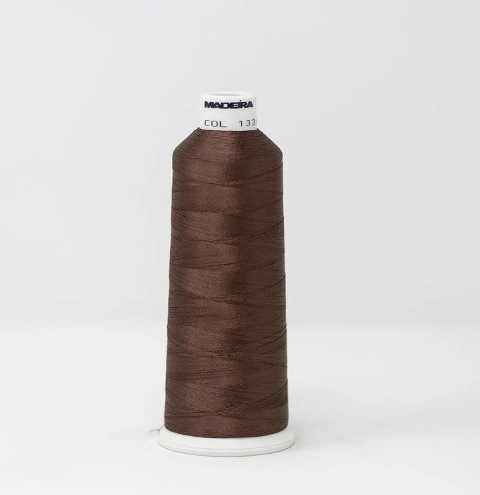 Madeira Rayon 1336 Saddle Brown Embroidery Thread 5500 Yards