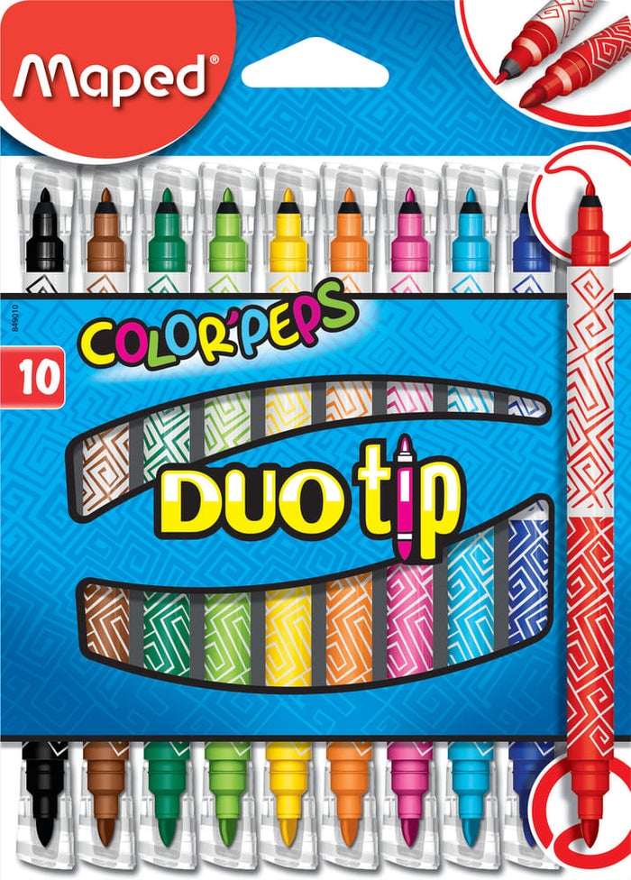 Maped Felt Tips Duo Bi Point X10 Cardboard Box - Office R Us Lagos