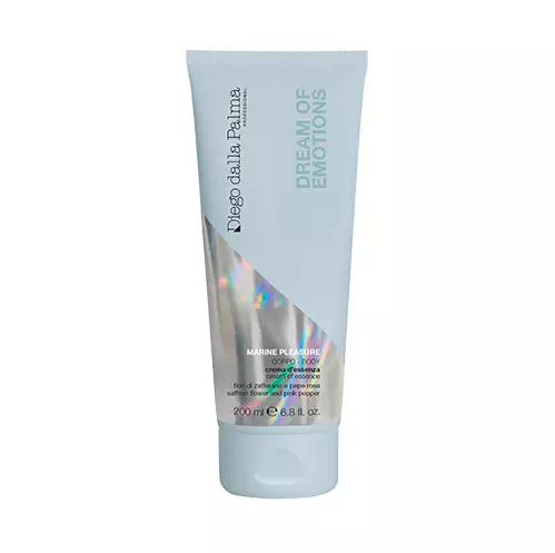 200ml blue iridescent tube of Diego Dalla Palma Marine Pleasure Body Cream of Essence.