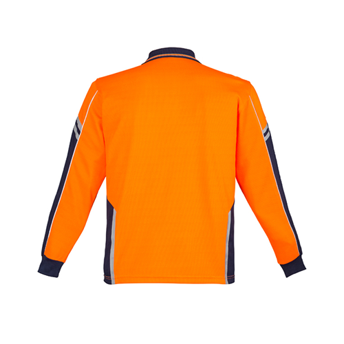 Mens Hi Vis Squad Long Sleeve Polo | ZH238