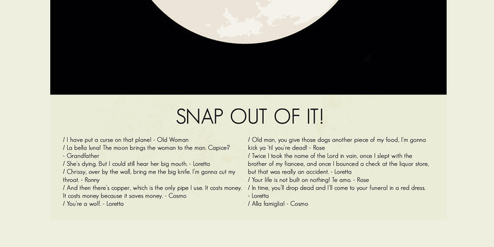 Moonstruck Mid-Century Modern Print | 12"x18" or 18"x24" Print only