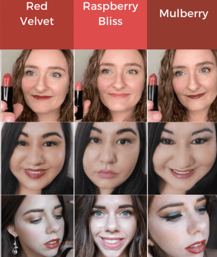 Organic Lipstick Taster Sample Kit| Titanium Dioxide + Mica Free Lipstick
