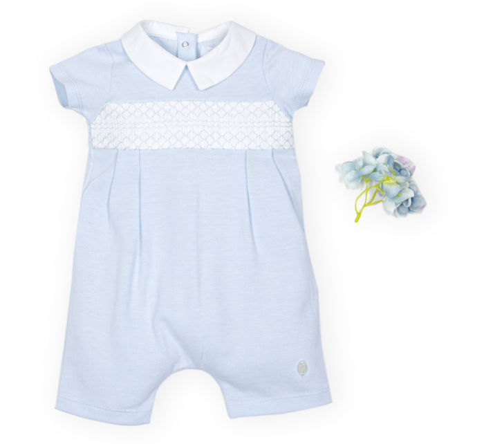 PATACHOU Blue jersey romper