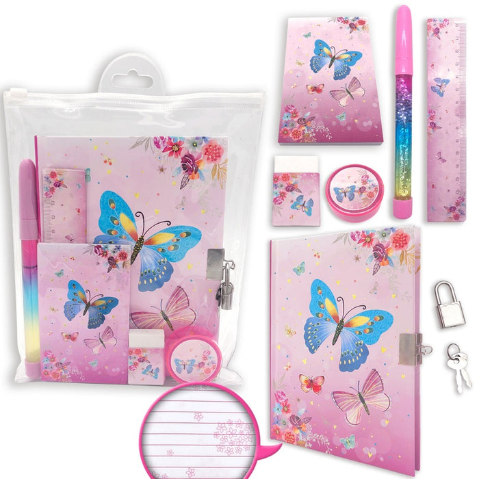 Quest Butterfly Stationery Set Multi - USA