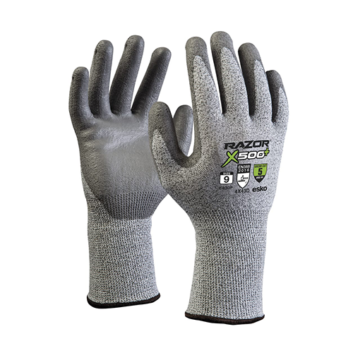 Razor Plus X500+ Cut 5 PU Dip Gloves | 12 Pairs