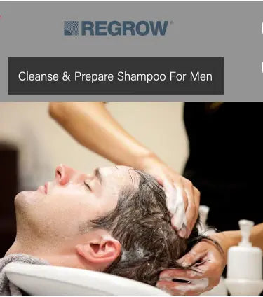 Regrow Step 1 - Cleanse & Prepare Shampoo For Men 300ml Regrow
