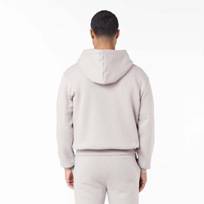Relaxed Full Zip Hoodie | Stone