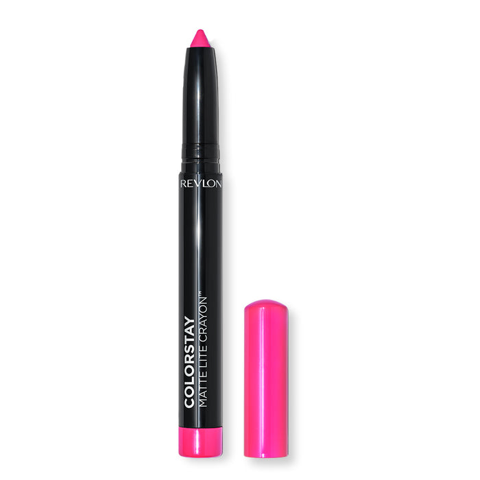 Revlon ColorStay Matte Lite Crayon 007 MILE HIGH – Lightweight matte lip crayon with bold colour and built-in sharpener