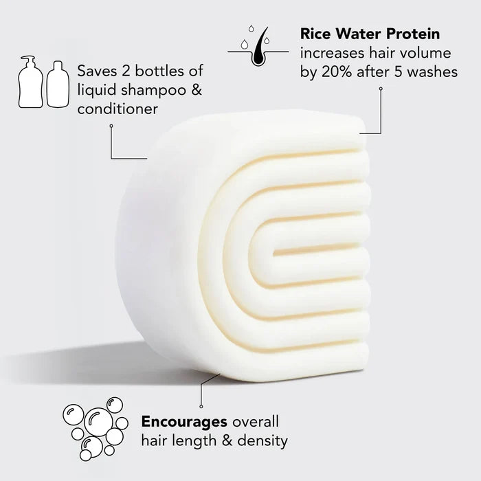 Rice Water Strengthening Solid Conditioner - Molly + Kate