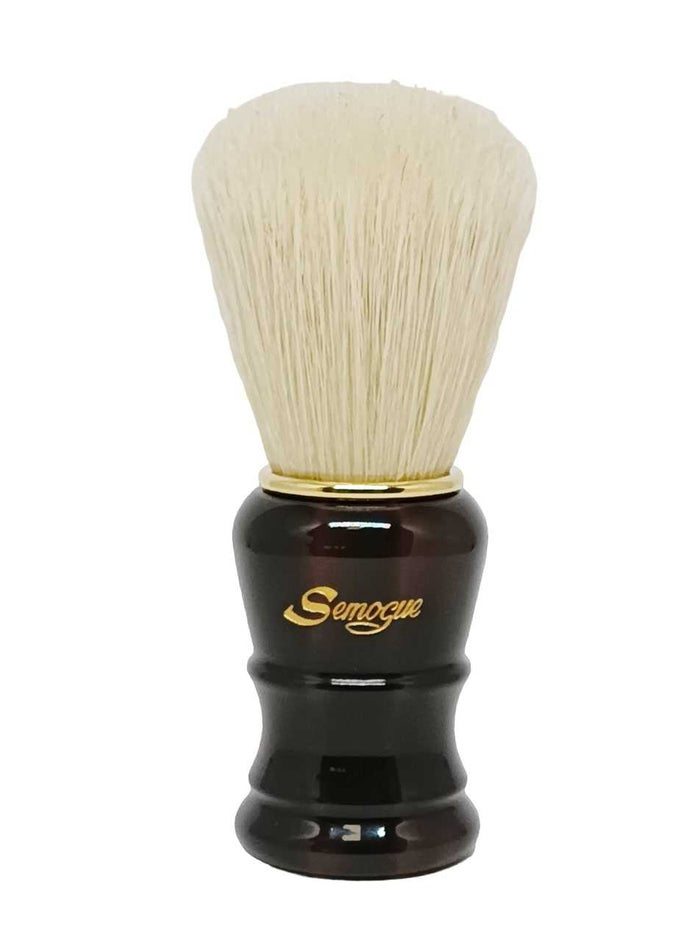 Semogue Pegasus C7 shaving brush with tortoiseshell handle and boar bristles