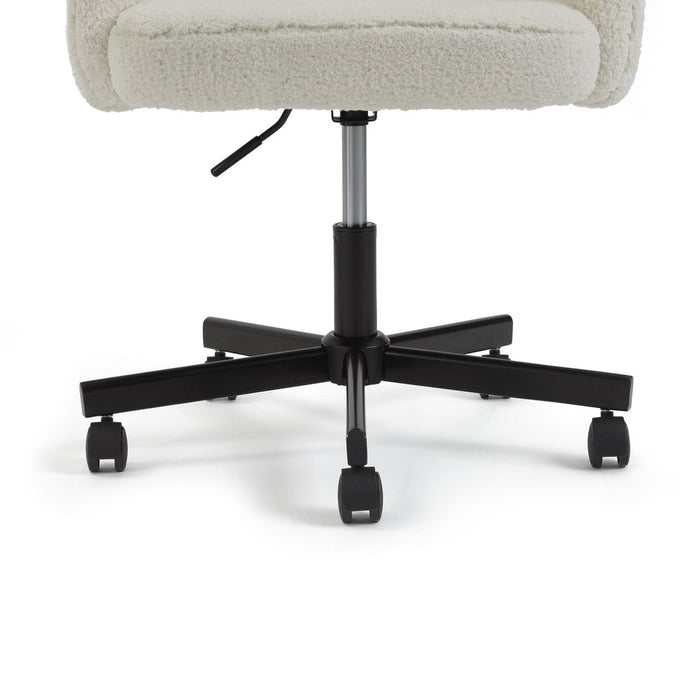 Sonny Fabric Office Chair - Black & White