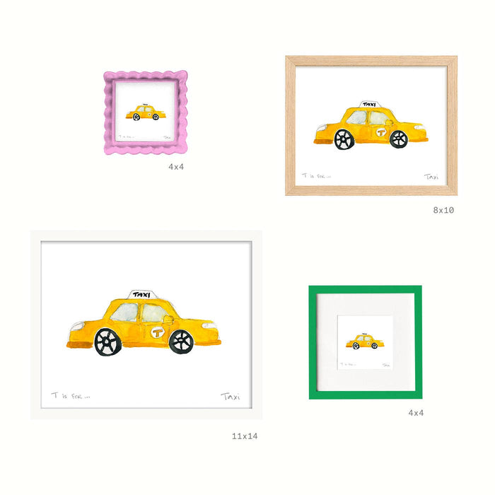 Taxi: Small Print - 8x10"