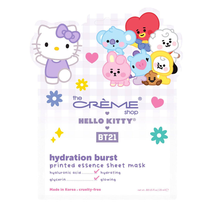 The Creme Shop BT21 Glow Bright Sheet Mask Flawless like Baby Cooky