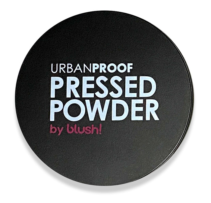 UrbanProof Pressed Powder 16 by Blush with lightweight, matte, vegan formula to control shine, smooth skin and resist sweat all day