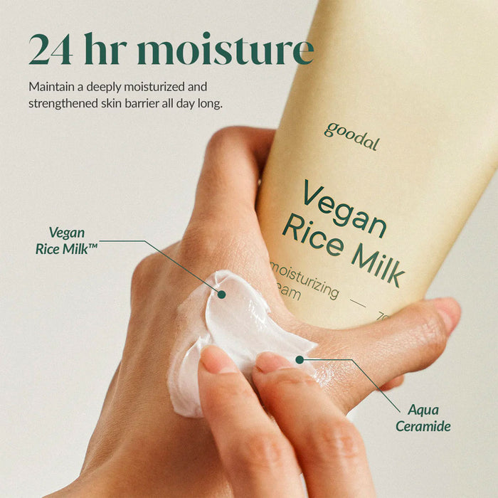 Goodal Vegan Rice Milk Moisturizing Cream Nudie Glow Australia