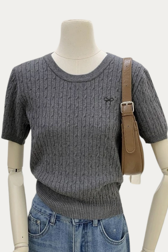 Vicky Cable Knit Top