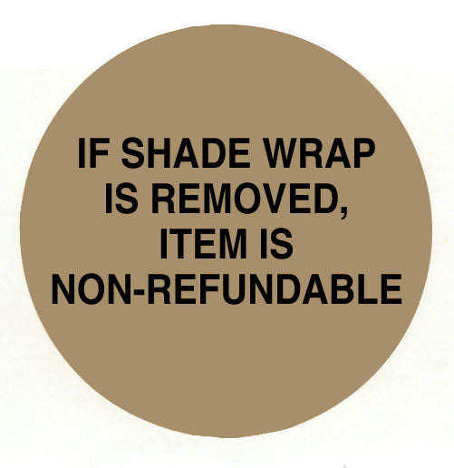 1000 Piece Roll Shade Wrap Warning Label (99279)