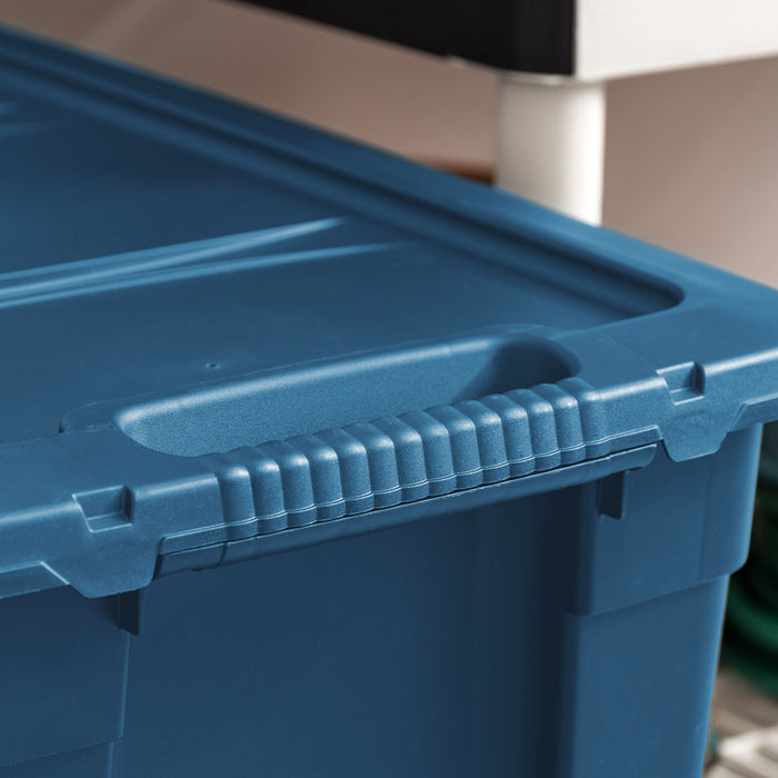 144 qt. Eco-Friendly Heavy Duty Totes for Storage with Easy-Grip Handles, 4 Pack - IRIS USA