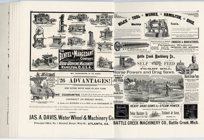1892 Dixie Magazine, Southern Business and Industry Magazine, Easter, Industrial Drawings, Farming