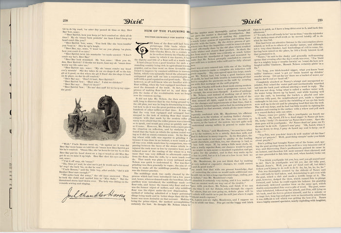 1892 Dixie Magazine, Southern Business and Industry Magazine, Easter, Industrial Drawings, Farming