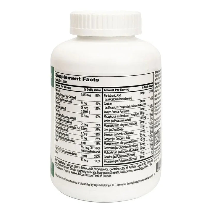 21st Century Sentry Adult Multivitamin & Multimineral Supplement Tablets, Pack of 300's 21st Century